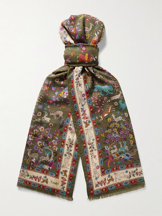 Multicolor scarve from Drake's