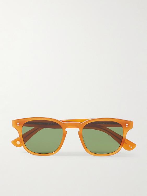 Multicolor d-frame sunglasses from Garrett Leight California Optical