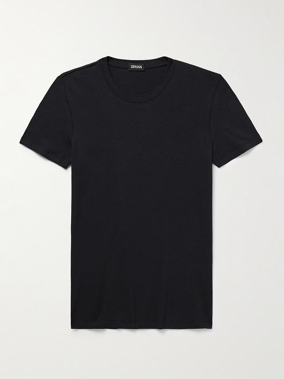 Black t-shirt from Zegna