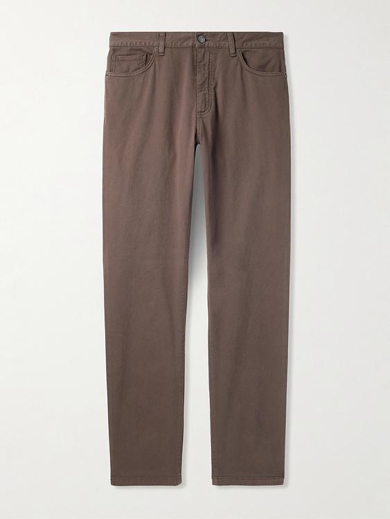 Taupe jeans from Zegna