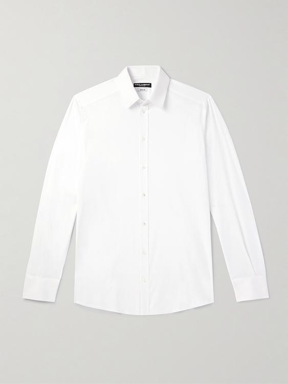 White casual shirt from Dolce&Gabbana