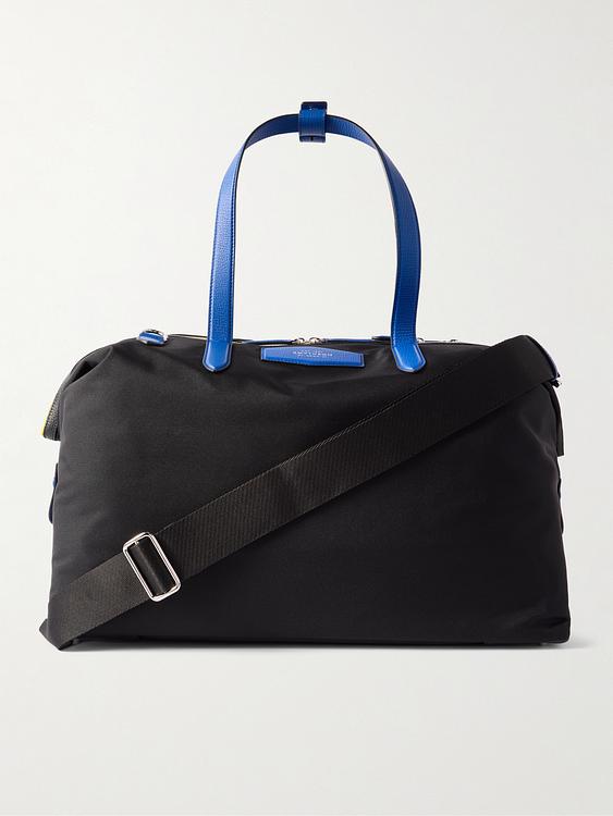 Black weekend bag from Smythson