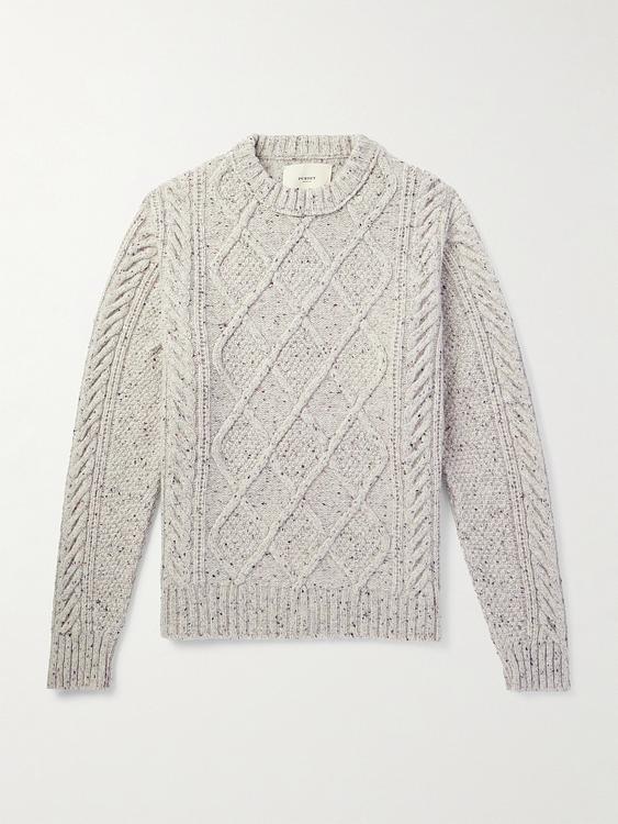 White turtleneck from Purdey