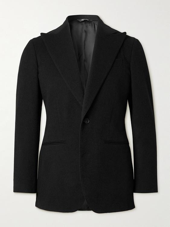 Black blazer from Saman Amel