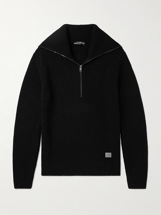 Black half-zip from Dolce&Gabbana