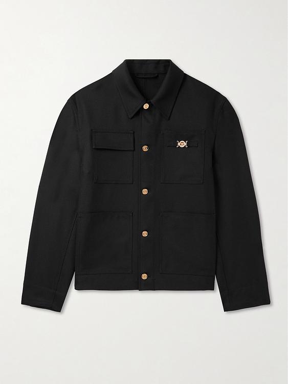 Black casual jacket from Versace