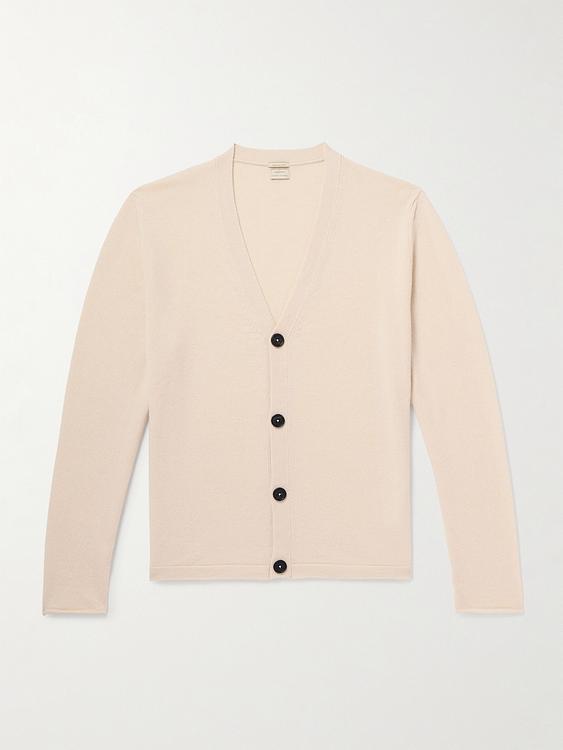 Beige cardigan from Massimo Alba