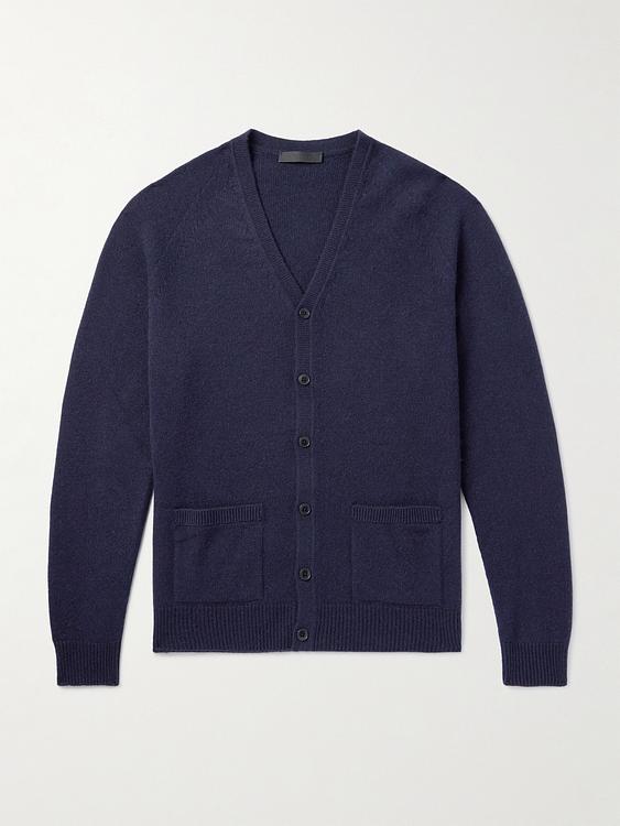 Dark blue cardigan from Saman Amel