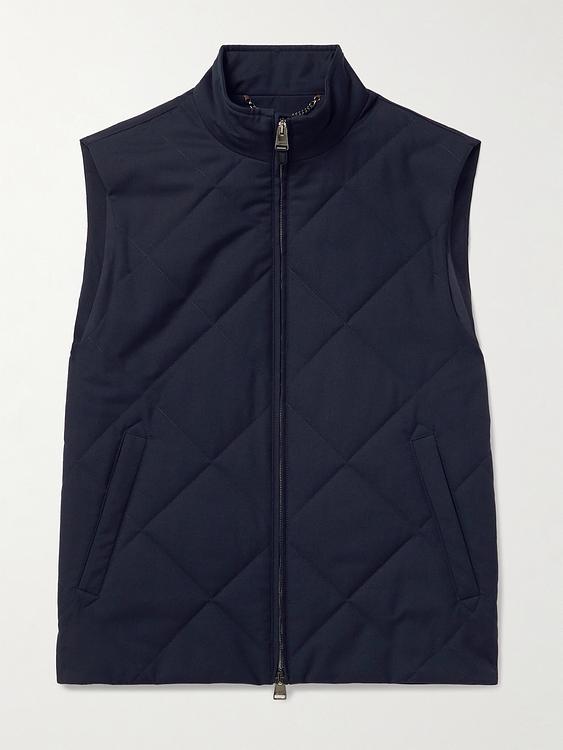 Black vest from Canali