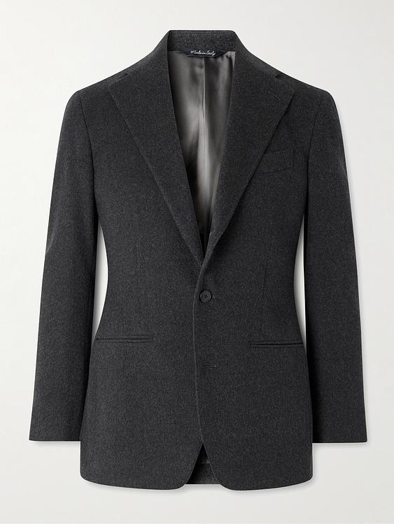 Black suit jacket from Saman Amel