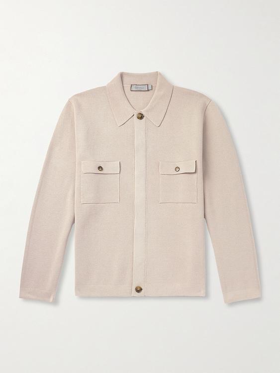 Beige overshirt from Canali