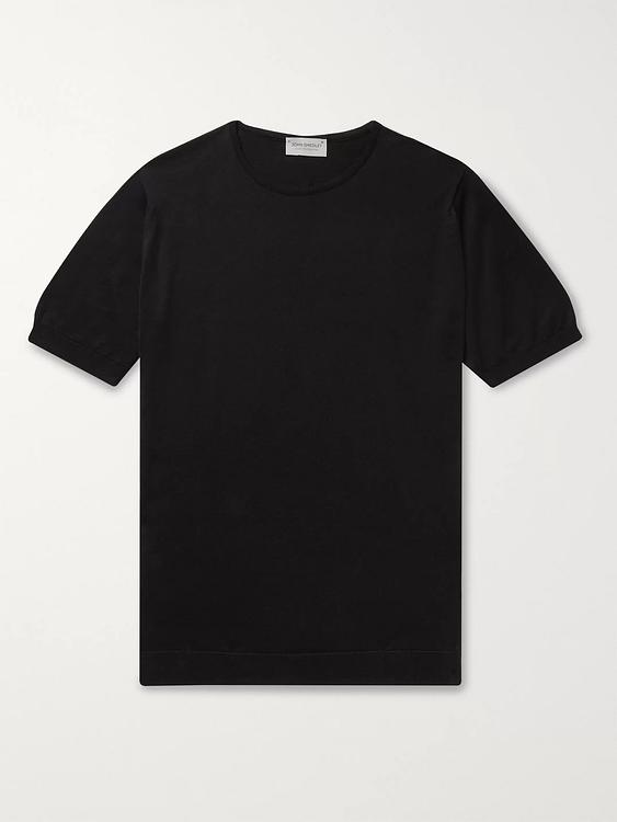 Black t-shirt from John Smedley