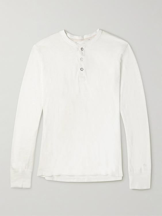 White henley shirt from Rag & Bone