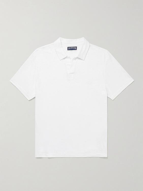 White short sleeve polo shirt from Vilebrequin