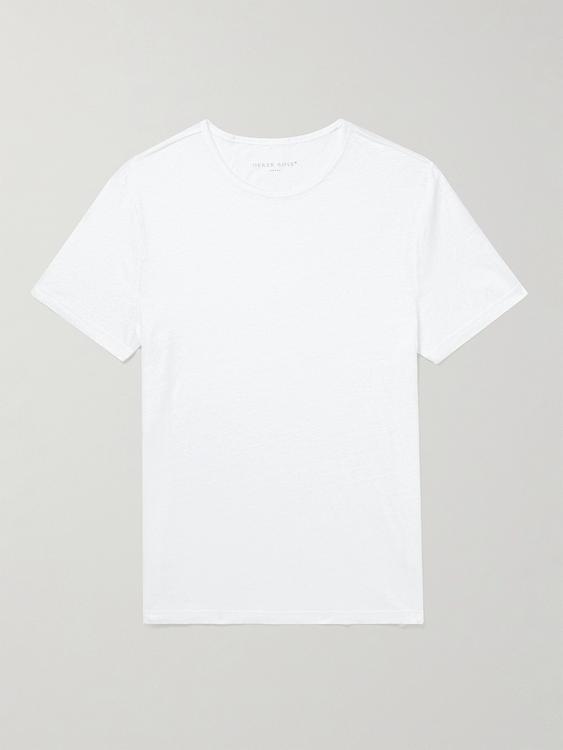 White t-shirt from Derek Rose