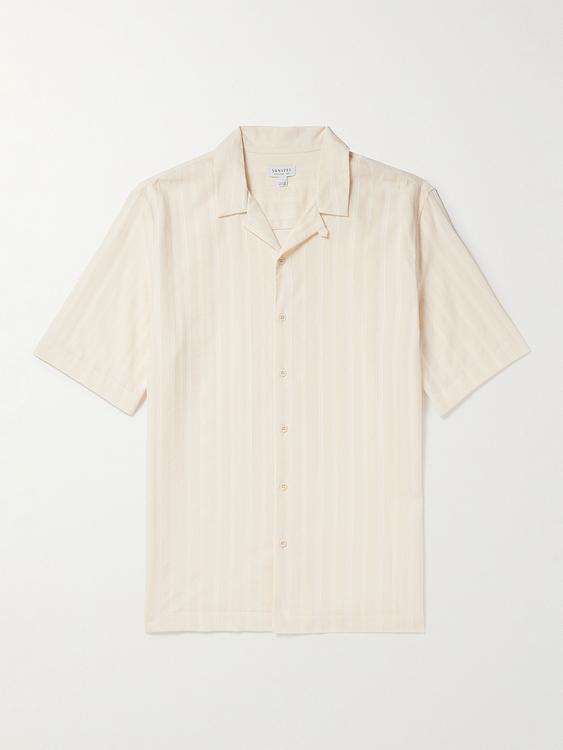 White short sleeve shirt from Sunspel