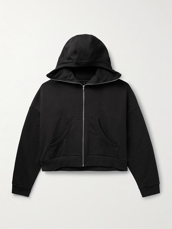 Black hooded sweatshirt from Entire Studios