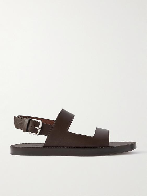 Dark brown sandals from Loro Piana