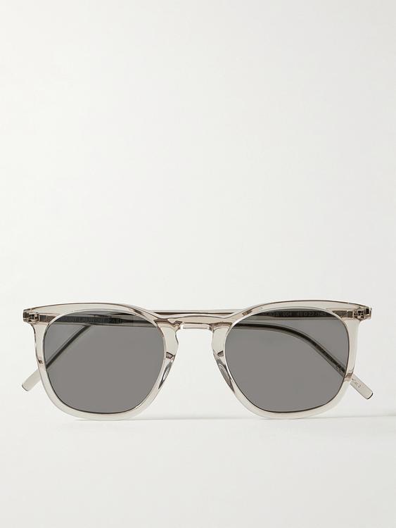 Grey d-frame sunglasses from Saint Laurent