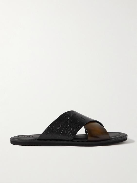 Black sandals from Berluti