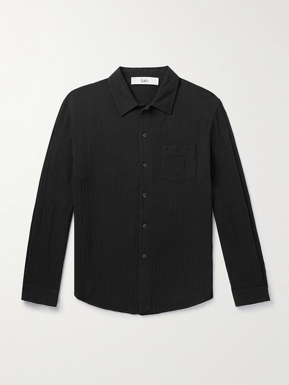 Black casual shirt from Séfr