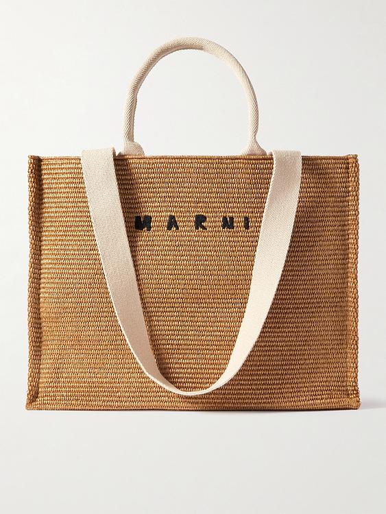 Brown tote bag from Marni