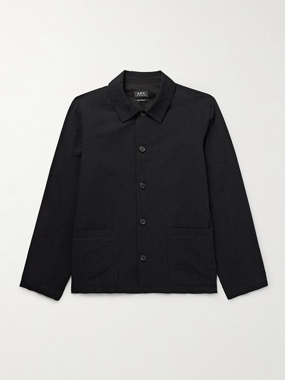 Black overshirt from A.P.C