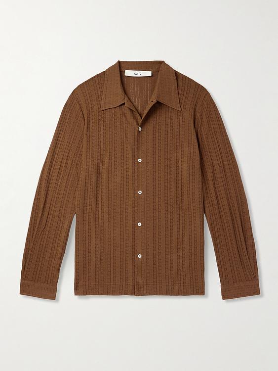 Brown casual shirt from Séfr