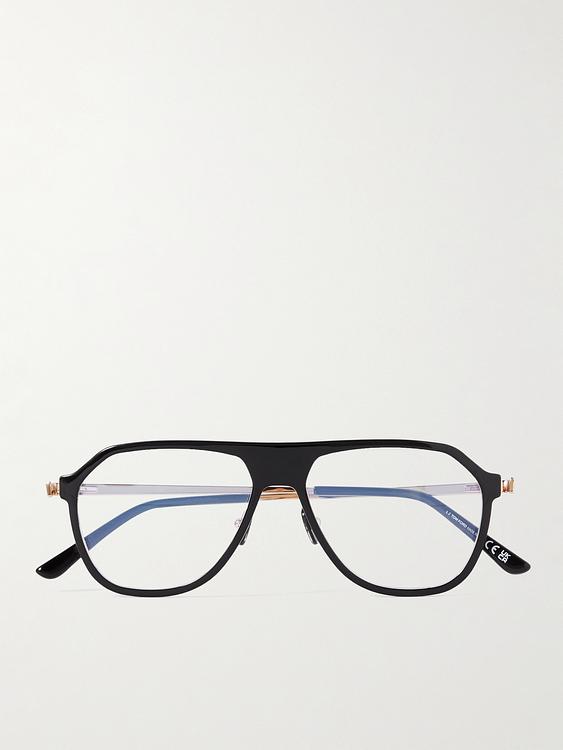 Black d-frame glasses from Tom Ford