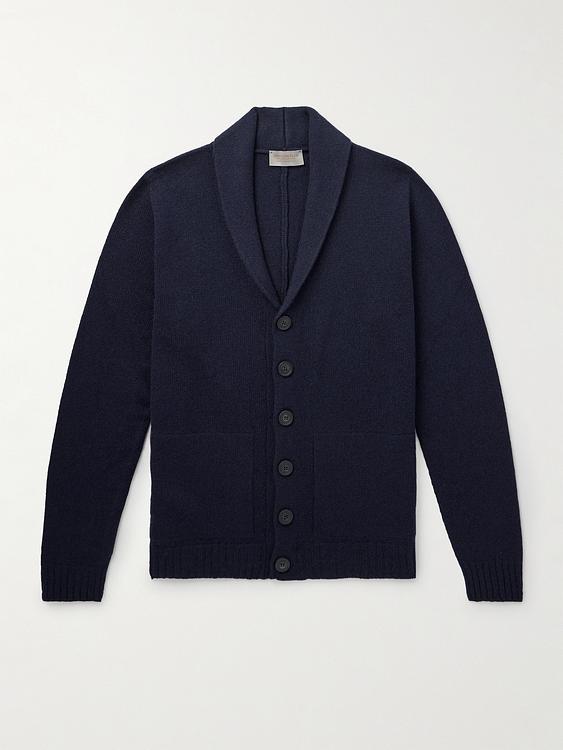 Black cardigan from John Smedley
