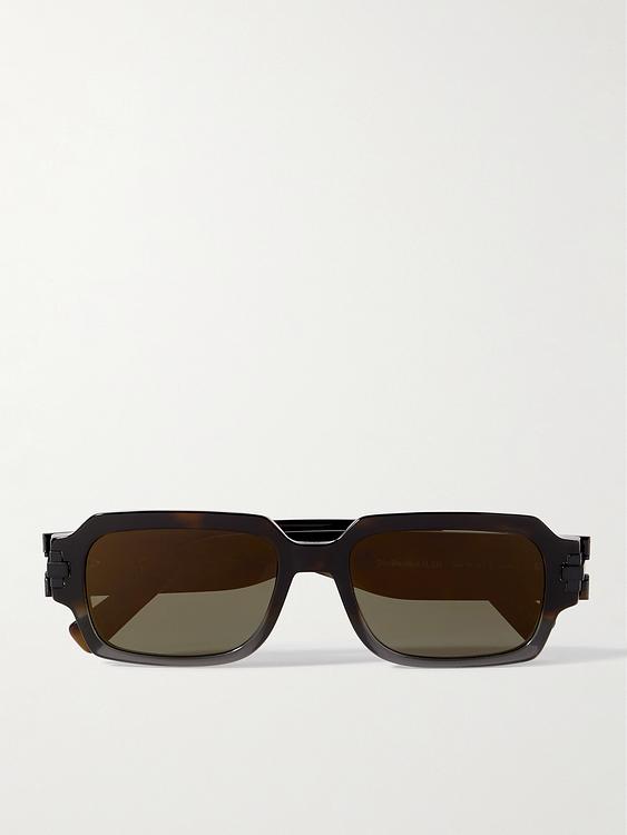 Dark brown d-frame sunglasses from Dior Eyewear