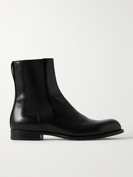 Black chelsea boots from The Row