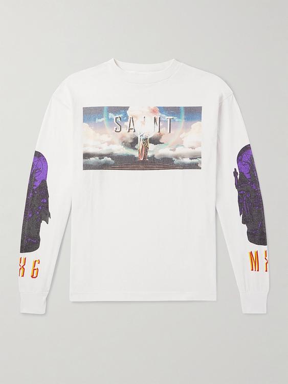 Print white t-shirt from Saint Mxxxxxx