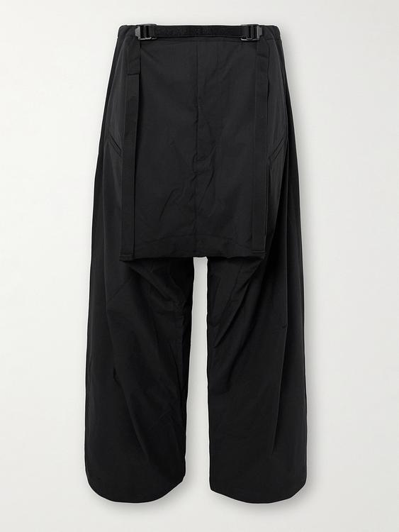 Black cargo trousers from Acronym