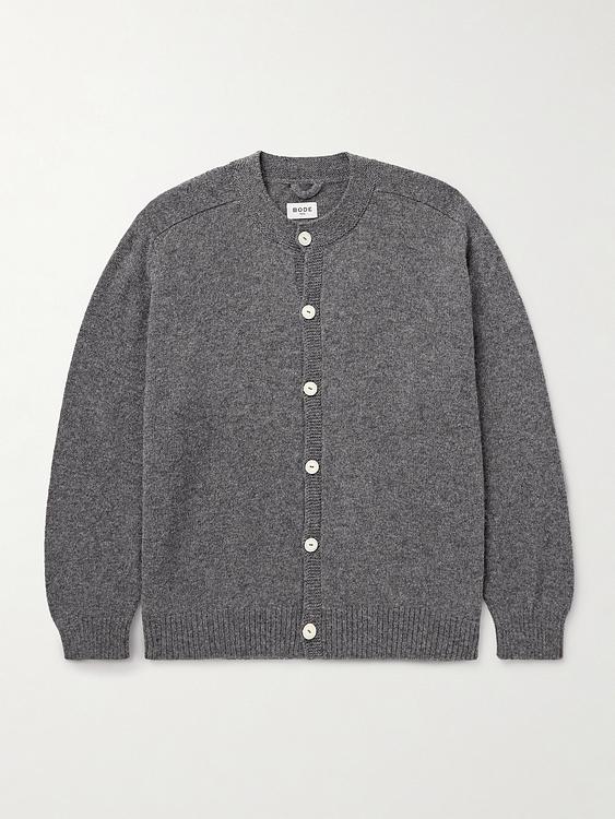 Grey cardigan from Bode