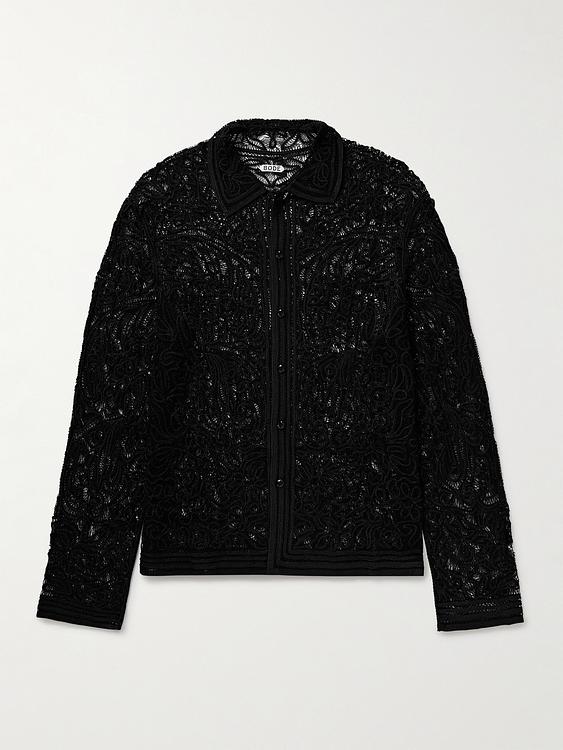 Black casual jacket from Bode