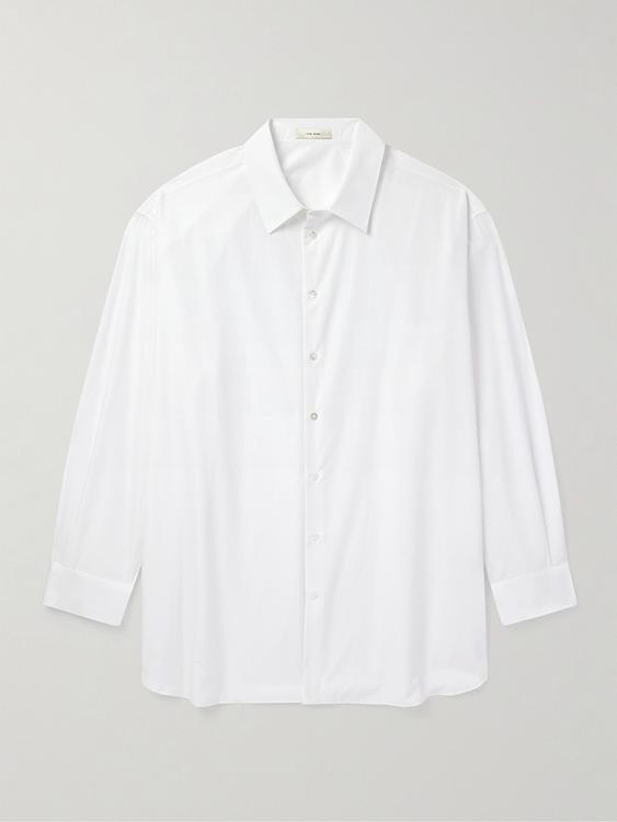 White casual shirt from The Row
