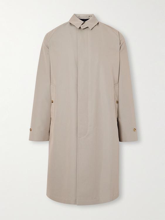 Beige trench coat from Beams Plus