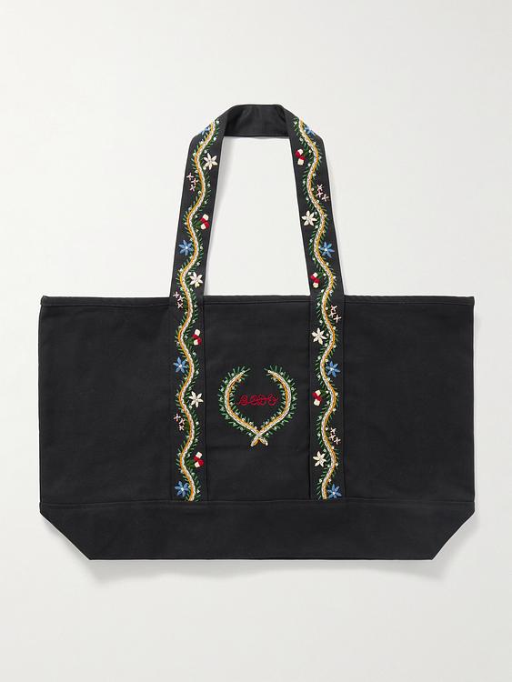 Black tote bag from Bode