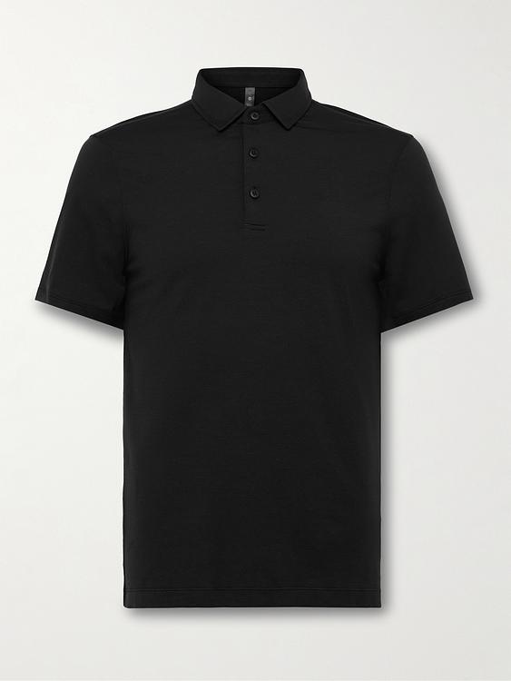 Black short sleeve polo shirt from Lululemon