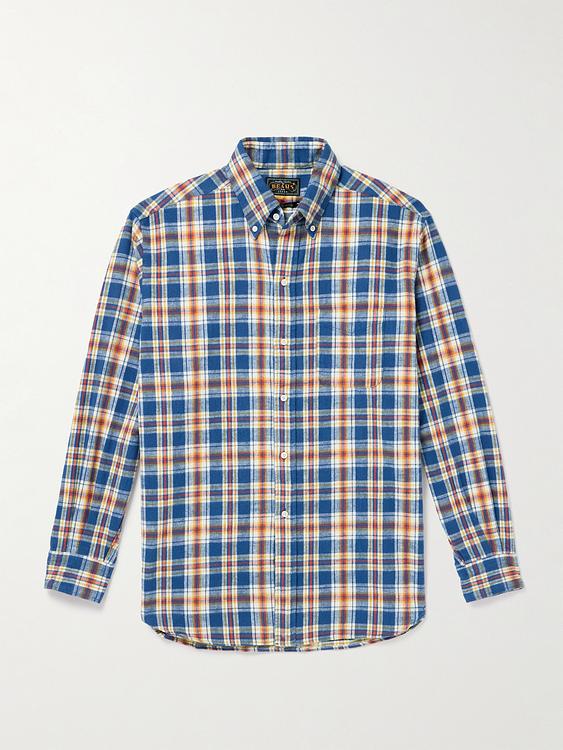 Checkered multicolor flannel shirt from Beams Plus