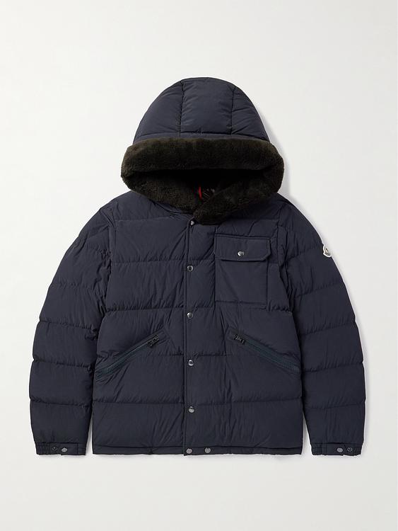 Black down jacket from Moncler