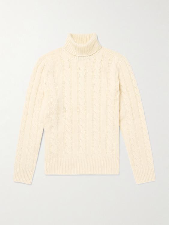 White turtleneck from Polo Ralph Lauren