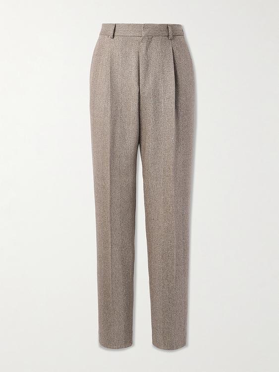 Grey formal trousers from Loro Piana