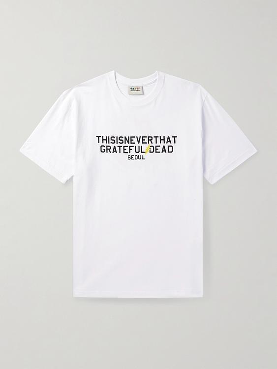 Print white t-shirt from Thisisneverthat