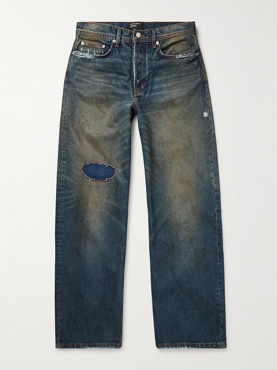 Dark grey distressed jeans from Enfants Riches Déprimés