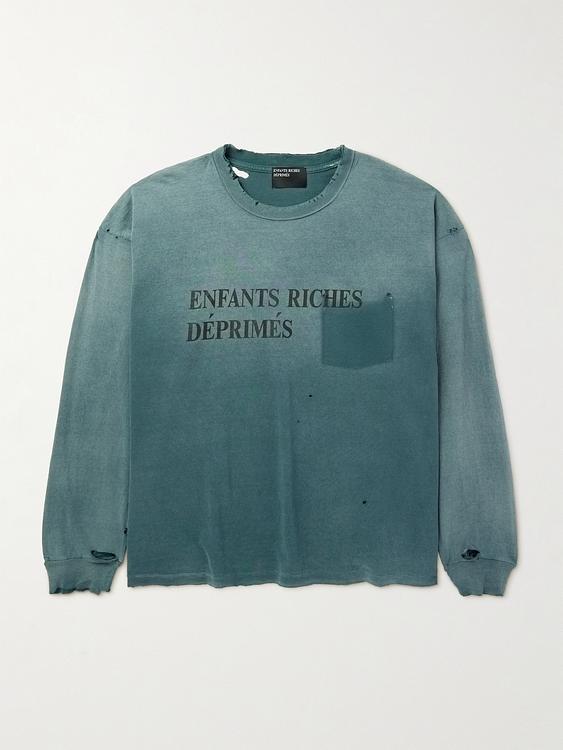Print dark grey sweatshirt from Enfants Riches Déprimés