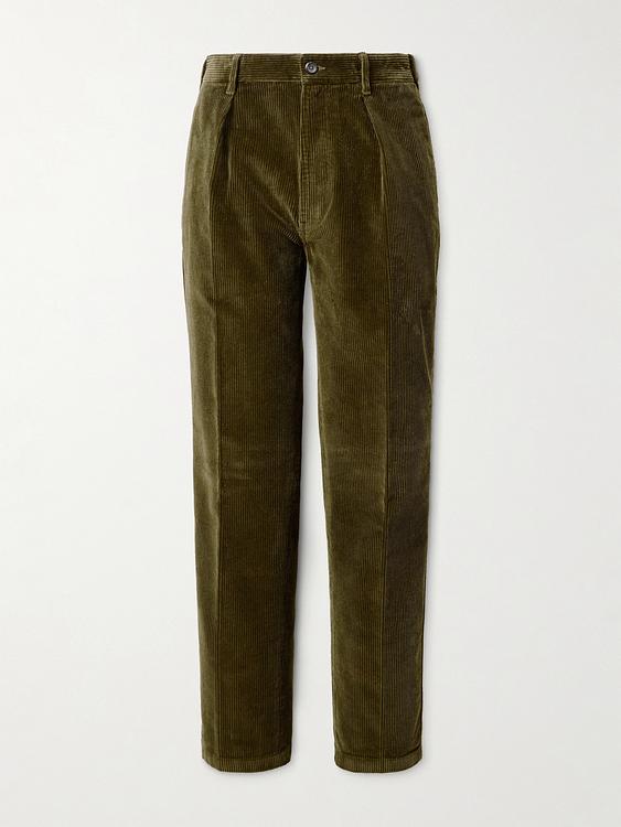 Dark brown chinos from Drake's