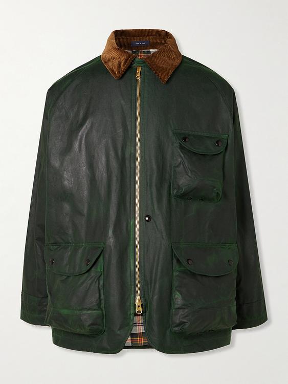 Dark green casual jacket from Drake's