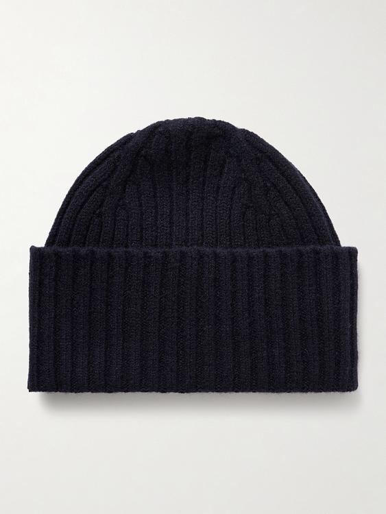Black beanie from Drake's